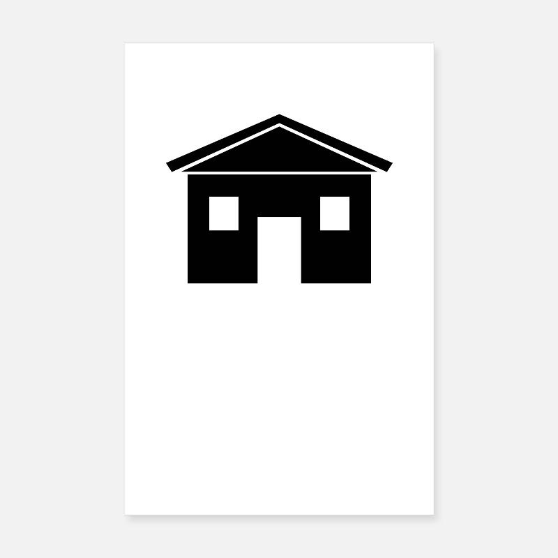 Haus Poster 20x30 cm