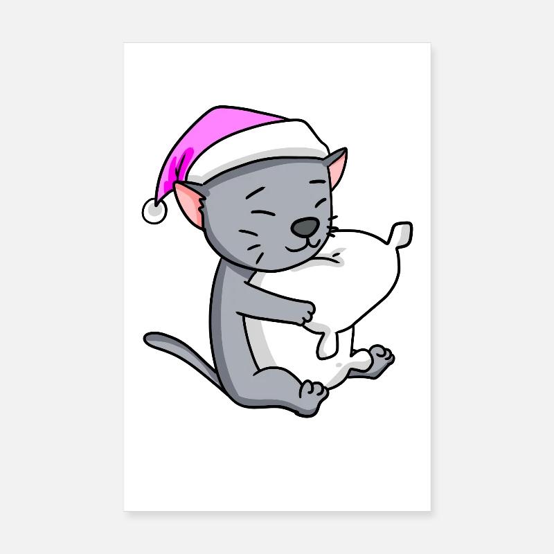 Katze Katzenrasse Korat Poster 20x30 cm