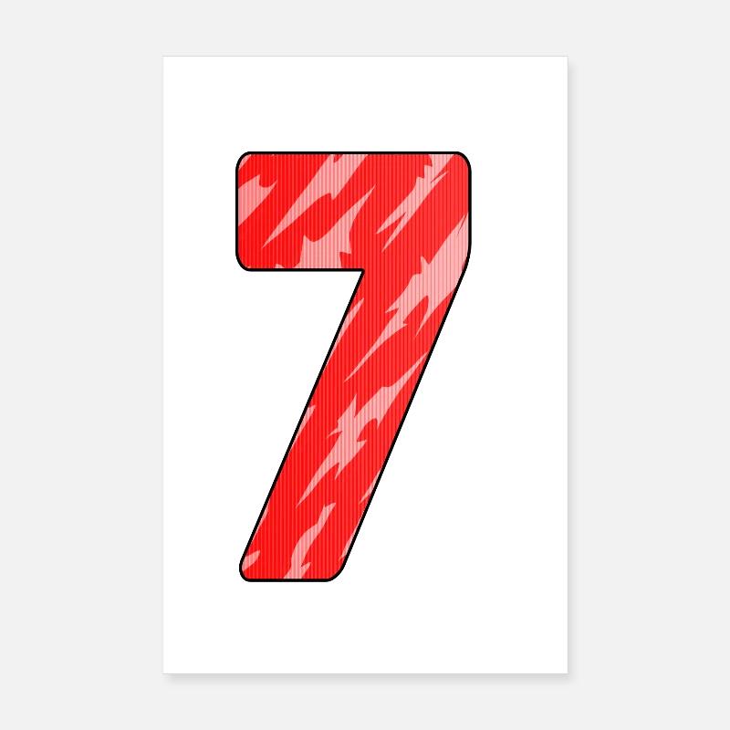 7 - Poster 20 x 30 cm - blanc