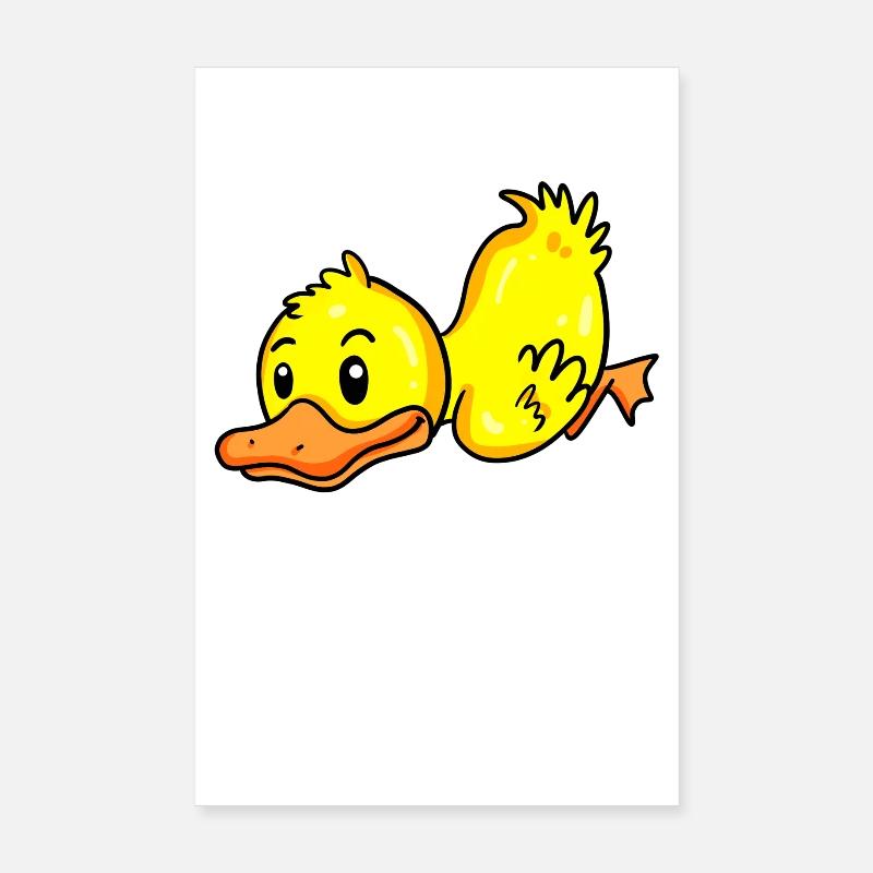 Duck Poster 8" x 12" (20x30 cm)