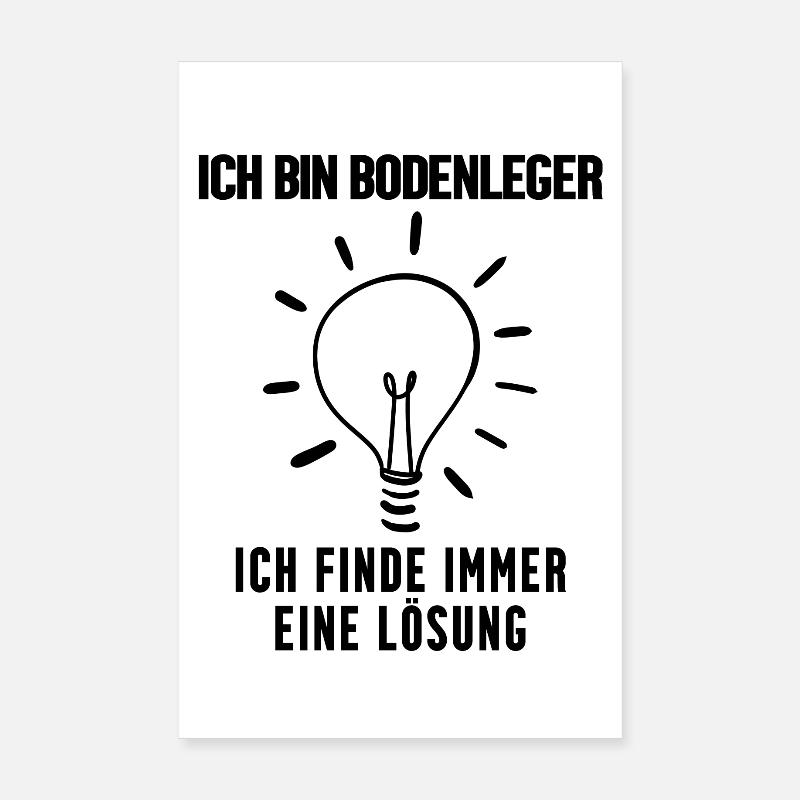 Bodenleger Poster 20x30 cm