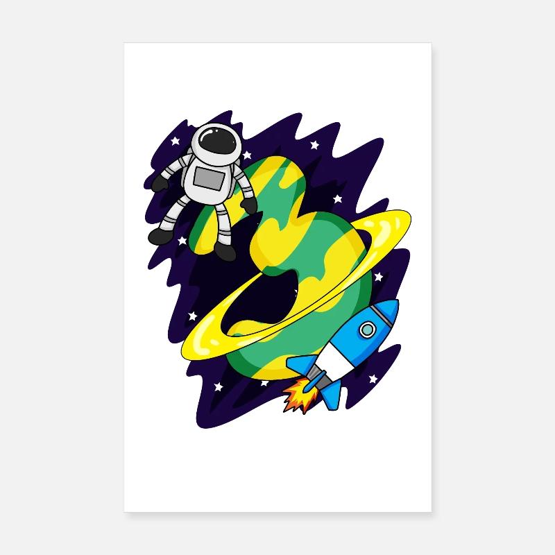 3 years old Young gift Poster 8" x 12" (20x30 cm)