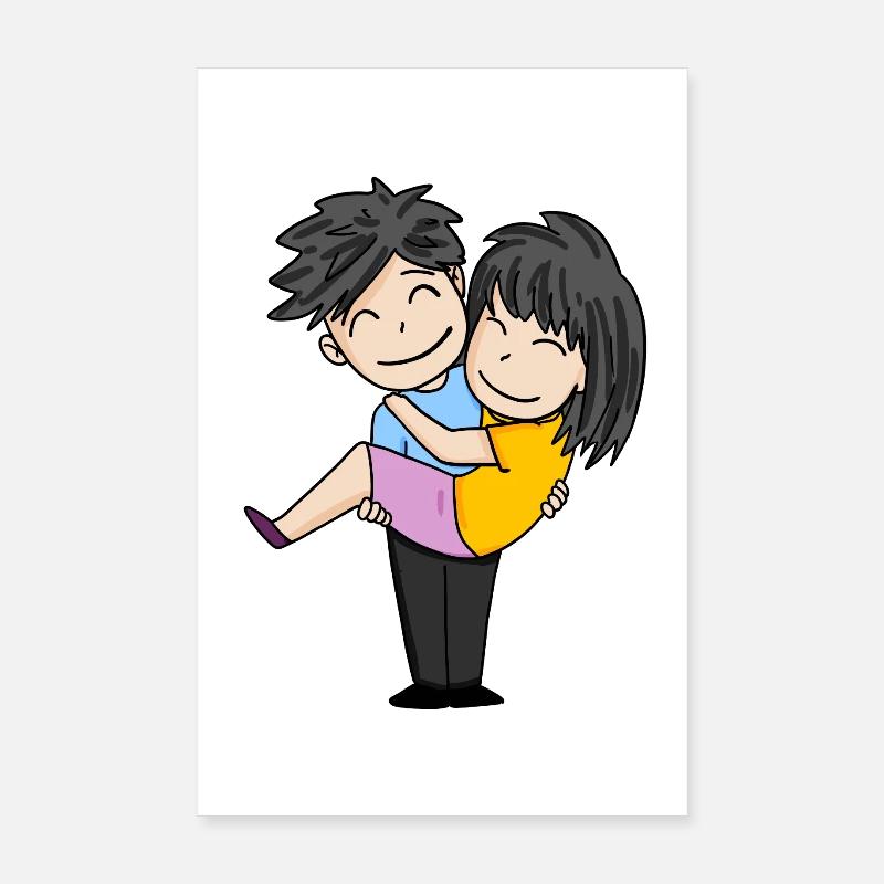 Couples Poster 8" x 12" (20x30 cm)