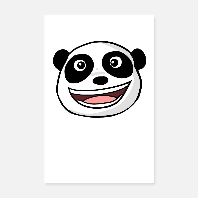 Tête de panda Poster 20 x 30 cm