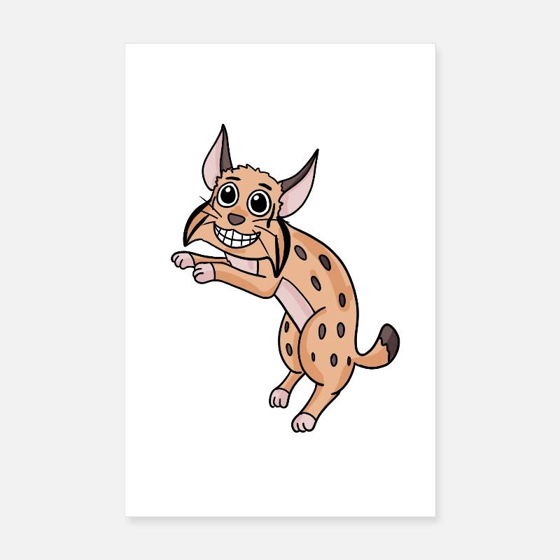 Pardelluchs Luchs Wildkatze Iberischer Luchs Poster 20x30 cm