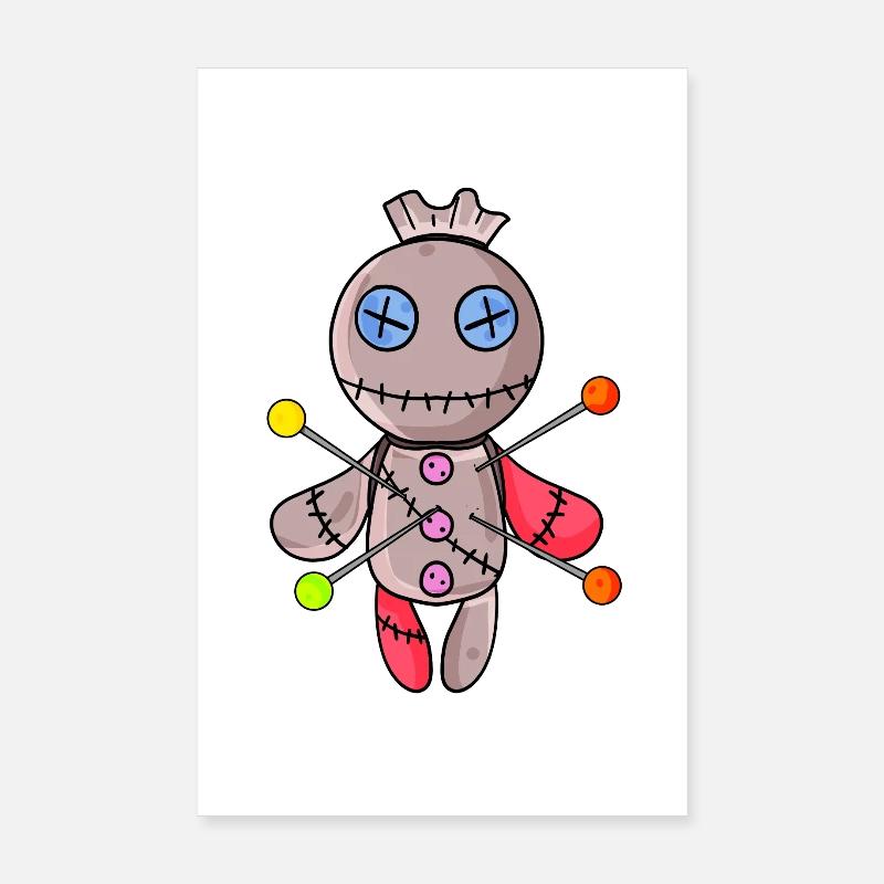 Voodoo Puppe Poster 20x30 cm