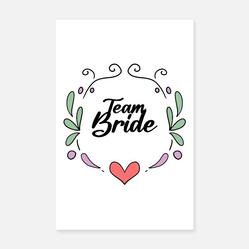 Équipe Bride Poster 20 x 30 cm