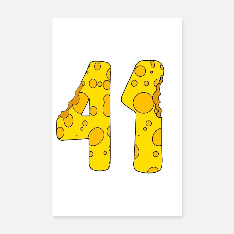 41 ans - Cadeau de 41e anniversaire - 1941 Poster 20 x 30 cm