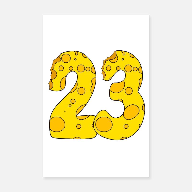 23 years old - 23rd birthday gift - 1923 Poster 8" x 12" (20x30 cm)