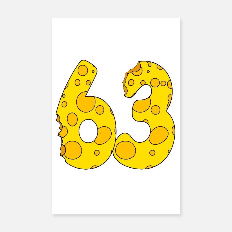 63 years old - 63rd birthday gift - 1963 Poster 8" x 12" (20x30 cm)