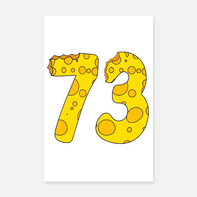 73 years old - 73rd birthday gift - 1973 Poster 8" x 12" (20x30 cm)