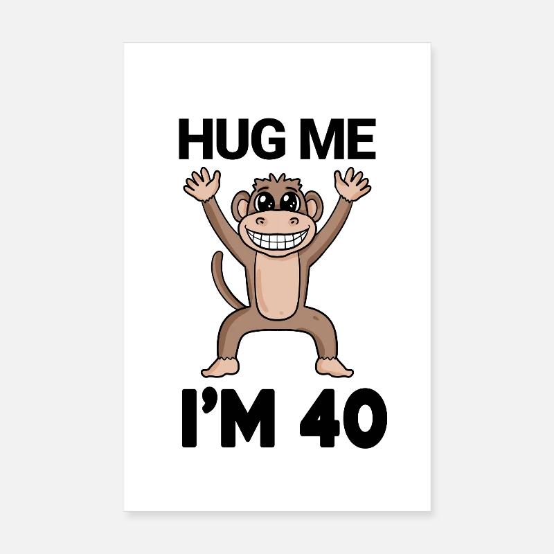40 ans - 40 ans - câlin Poster 20 x 30 cm