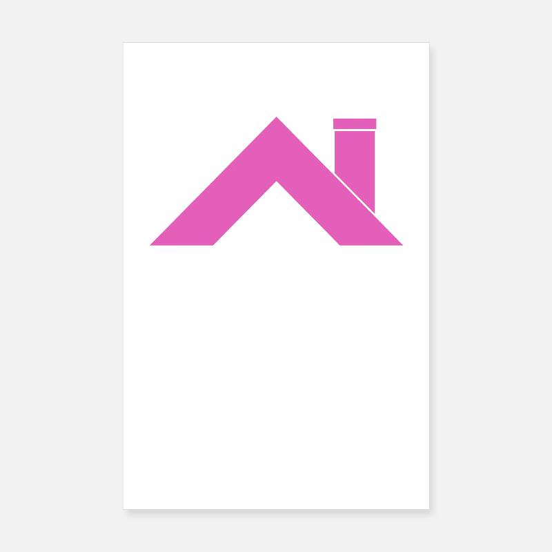 Toit de la maison Poster 20 x 30 cm