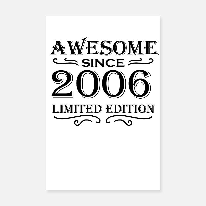 2006 - Millésime Poster 20 x 30 cm