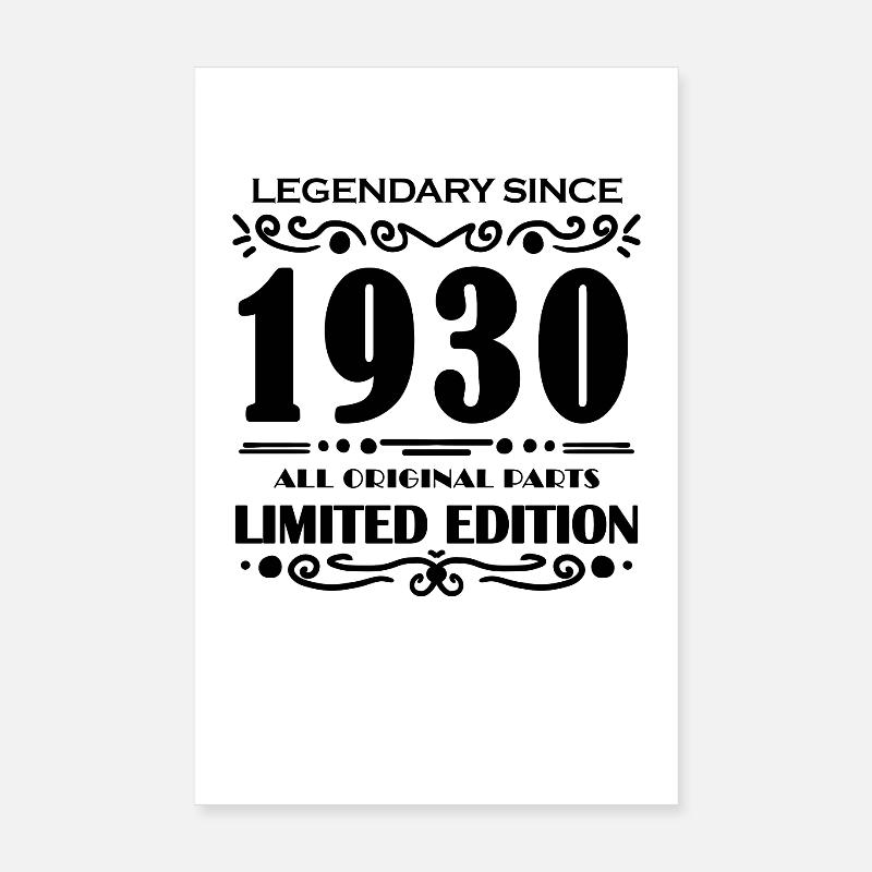 1930 Poster 20 x 30 cm