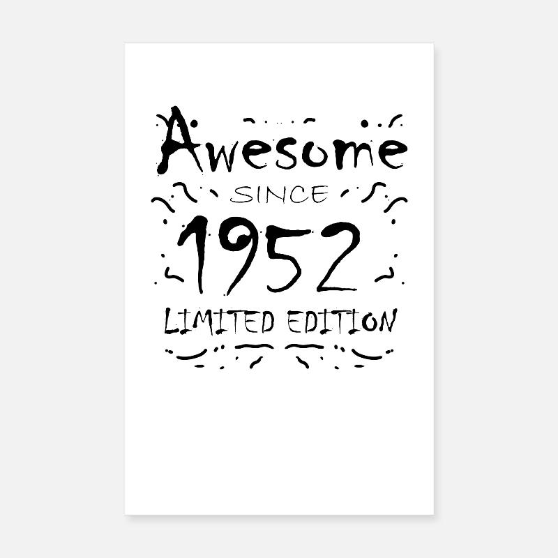 1952 Poster 8" x 12" (20x30 cm)