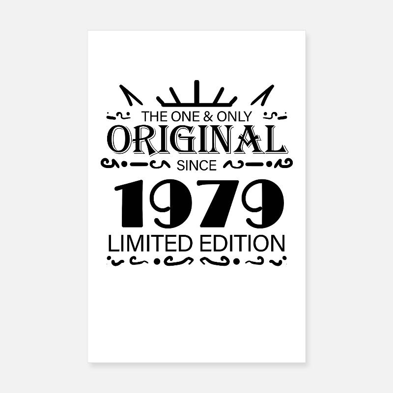 1979 - Année de construction 1979 Poster 20 x 30 cm