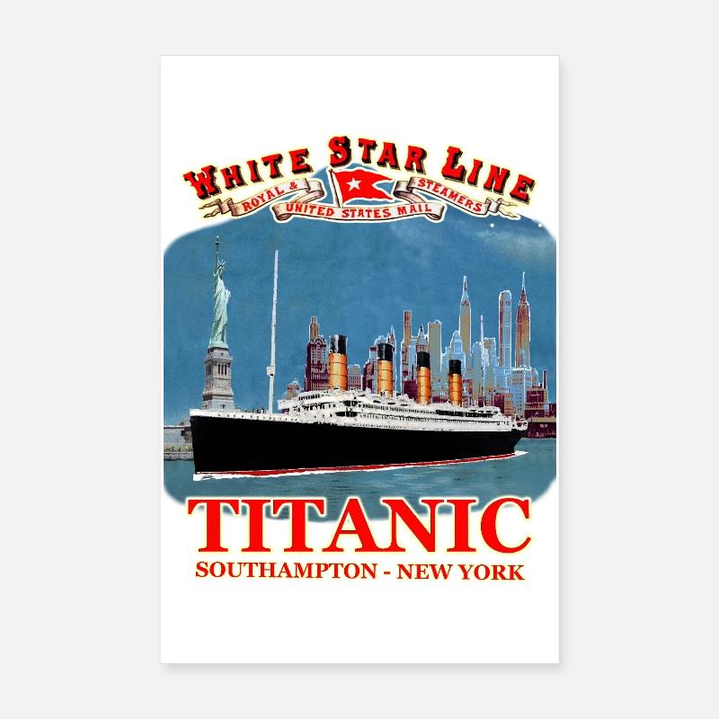 TITANIC création Louis RUNEMBERG © Adagp Poster 20 x 30 cm