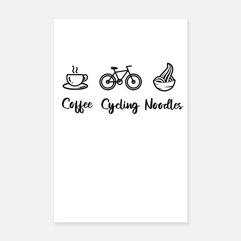 Drôle de blague de cycliste Poster 20 x 30 cm