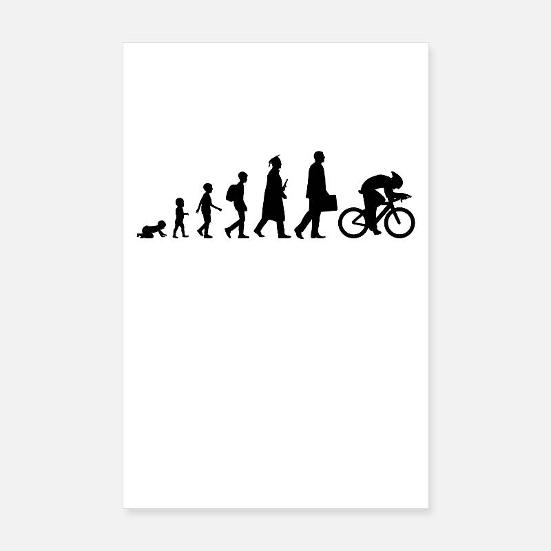 Cyclist Development Poster 8" x 12" (20x30 cm)