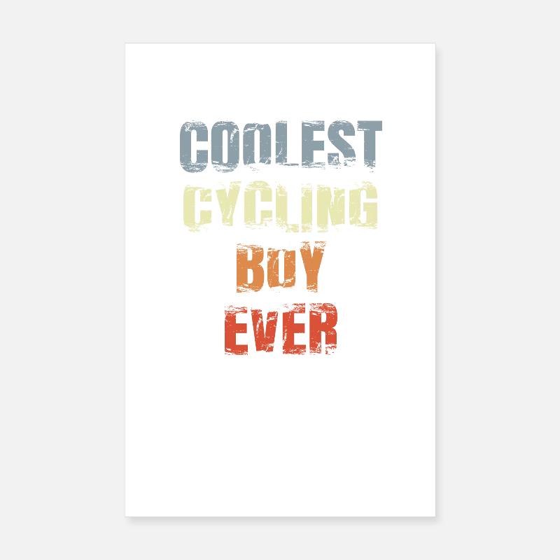 Bicycle Boy Poster 8" x 12" (20x30 cm)