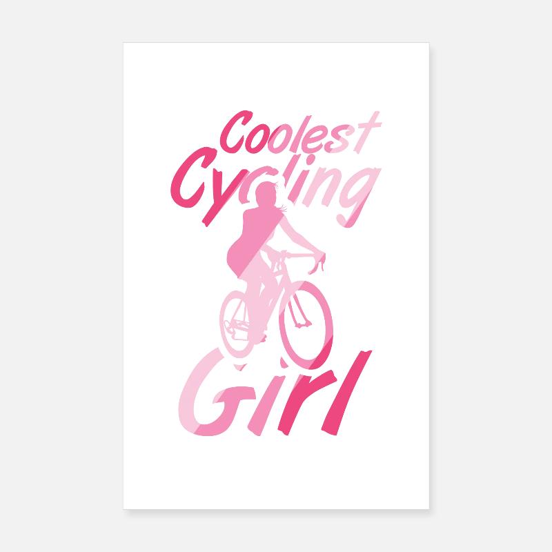 Cyclist Poster 8" x 12" (20x30 cm)