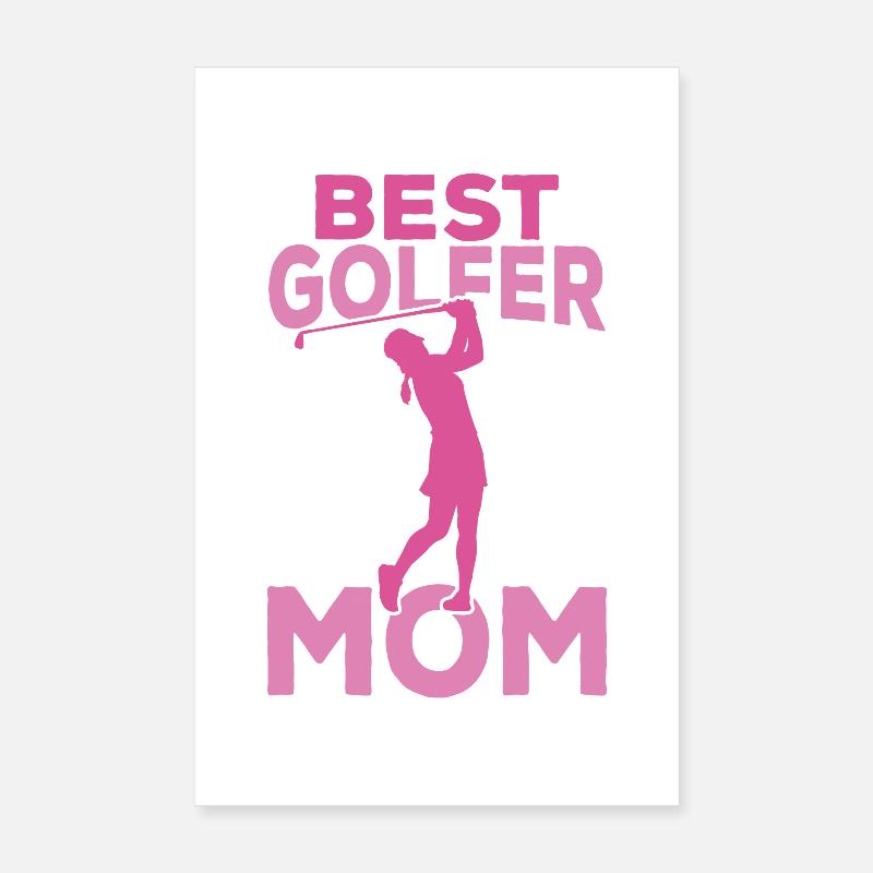 Maman golfeuse Poster 20 x 30 cm