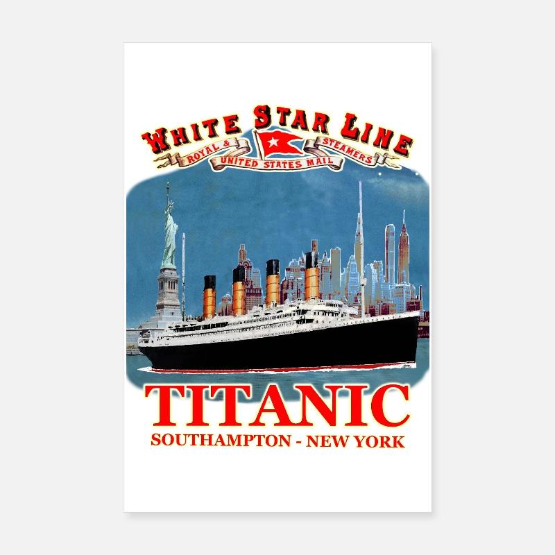 TITANIC création Louis RUNEMBERG © Adagp Poster 20 x 30 cm