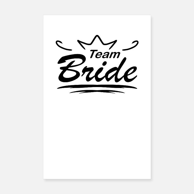 Célébration de mariage nuptiale par équipe Poster 20 x 30 cm