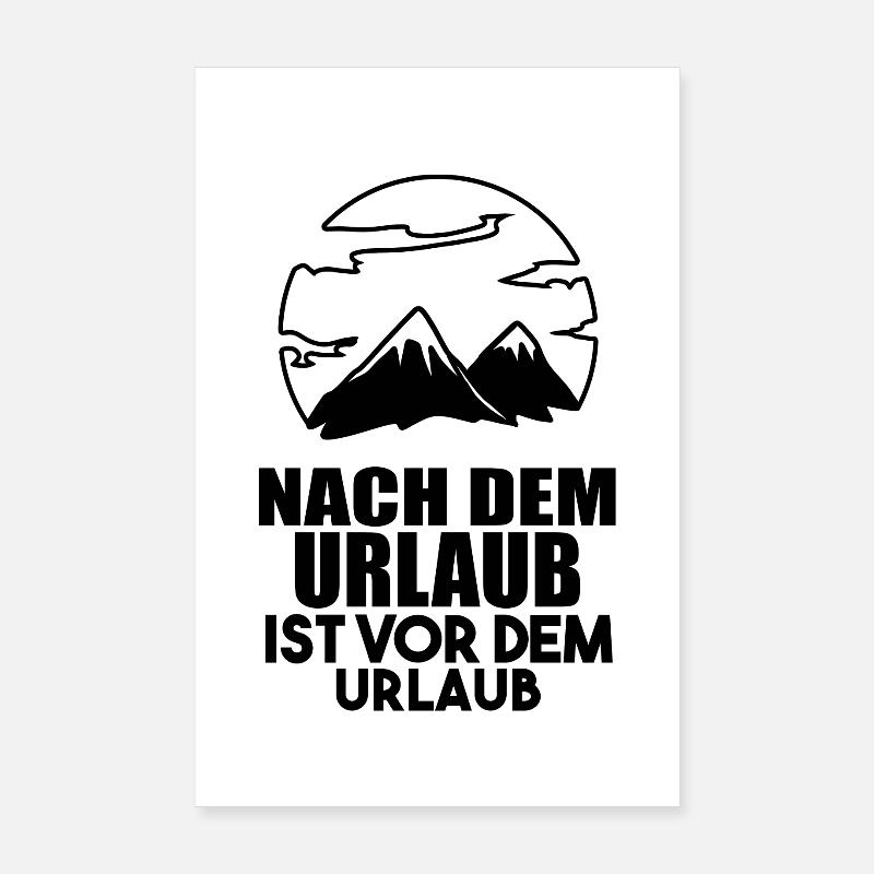Urlaub Poster 20x30 cm