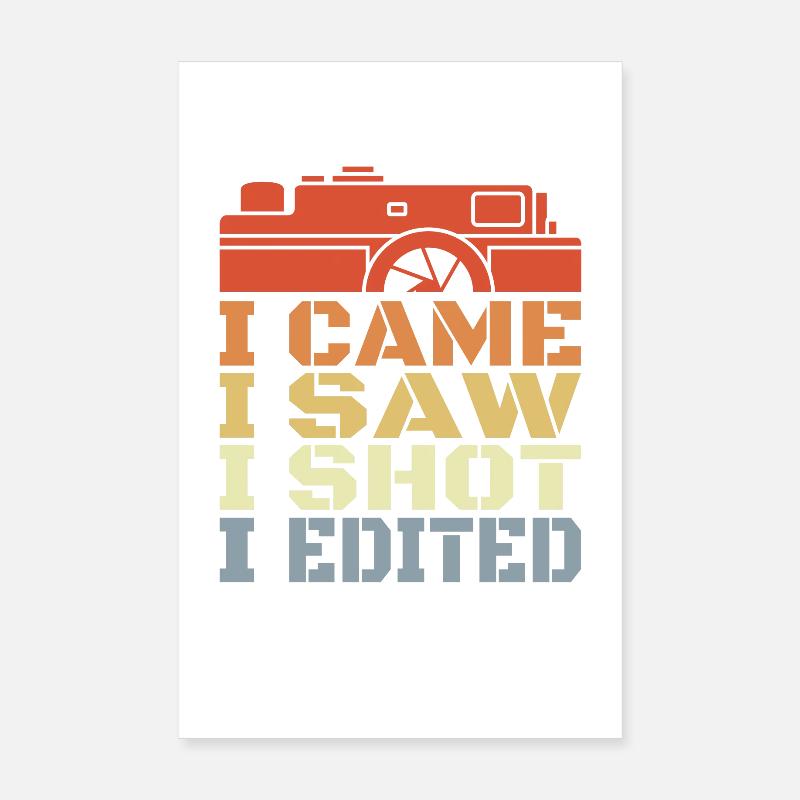 Camera Routine Poster 8" x 12" (20x30 cm)