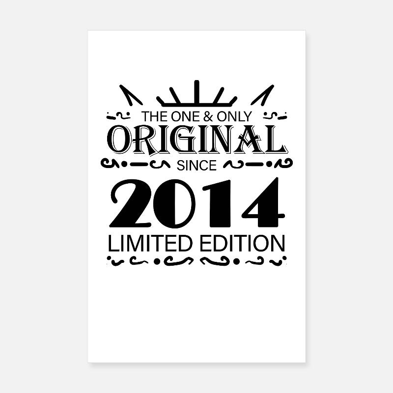 2014 - Year 2014 - Year 2014 Poster 8" x 12" (20x30 cm)