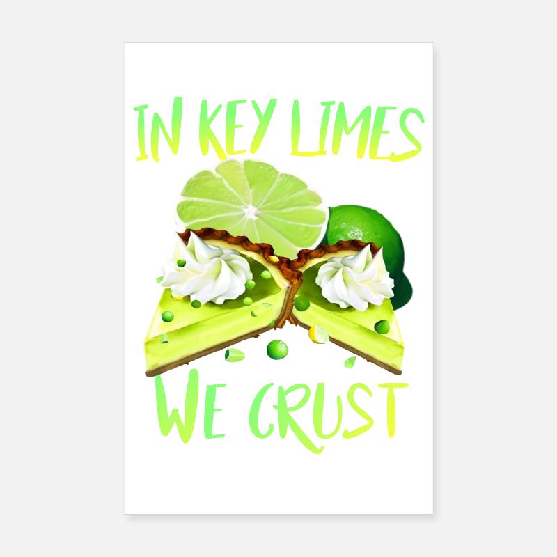 Lime cake lovers and bakers Poster 8" x 12" (20x30 cm)