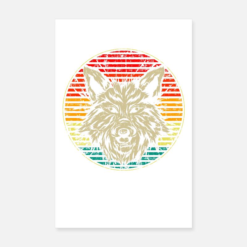 Fuchs vintage Poster 8" x 12" (20x30 cm)