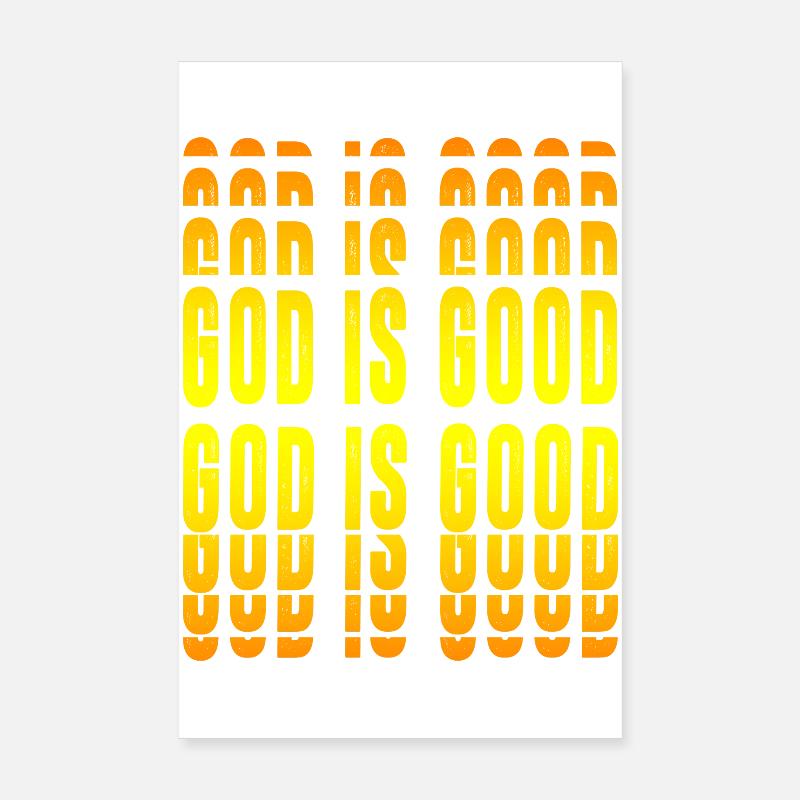 Dieu est bon Poster 20 x 30 cm