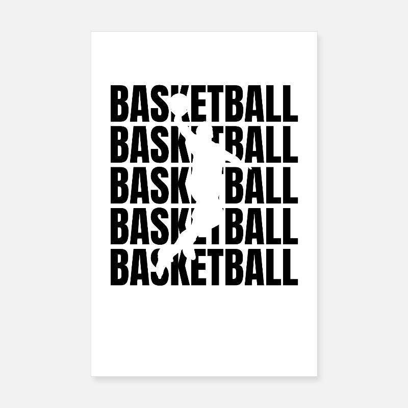 Basketball player Poster 8" x 12" (20x30 cm)