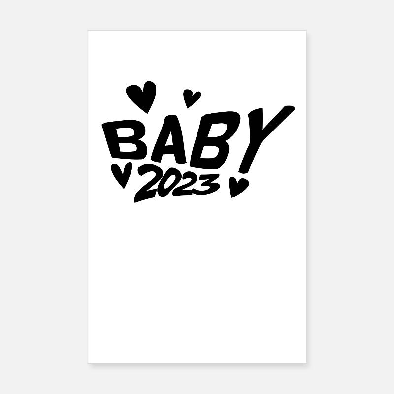 Bébé 2023 Poster 20 x 30 cm
