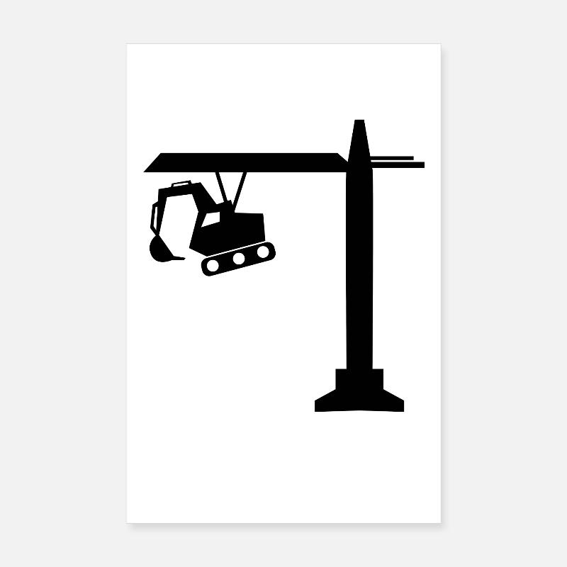 Engineer Engineer Site Manager Poster 8" x 12" (20x30 cm)