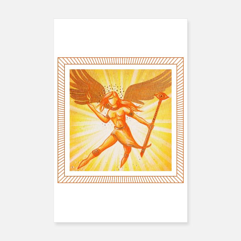 Engel des Feuers - Sonja Ariel von Staden Poster 20x30 cm