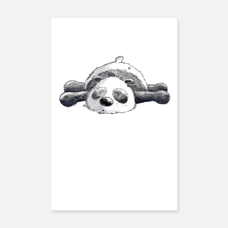 Rêver d’un panda Poster 20 x 30 cm
