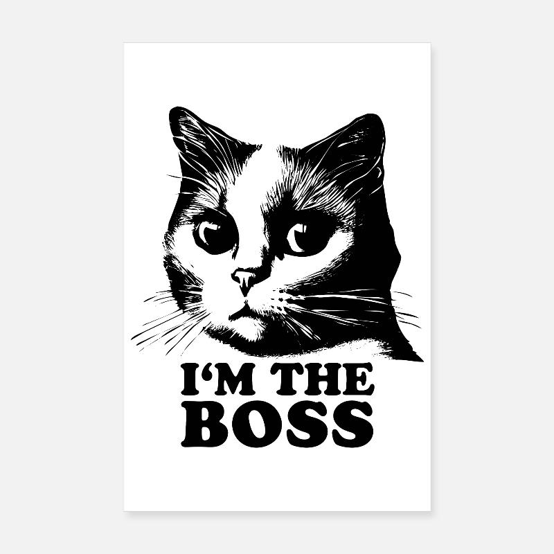 Chat Poster 20 x 30 cm