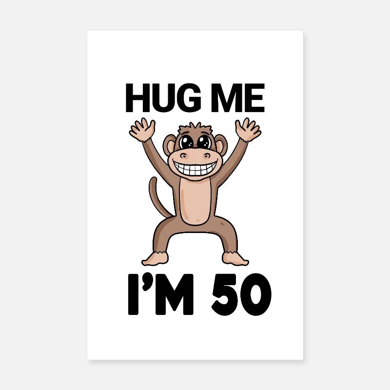 50 ans - 50 ans - câlin Poster 20 x 30 cm