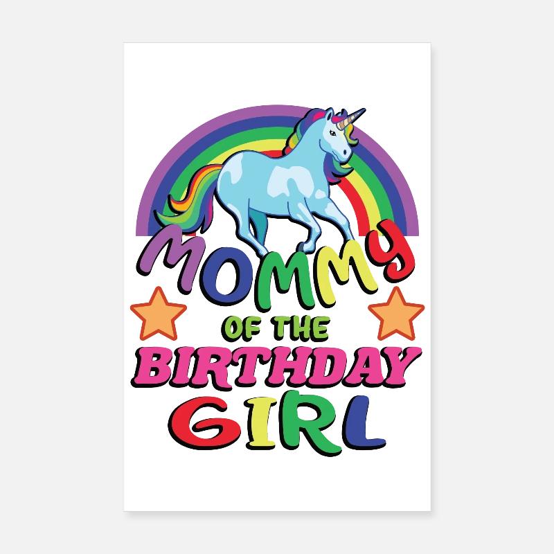 Mama des Geburtstagskindes Lustiges Geburtstagsgeschenk Poster 20x30 cm