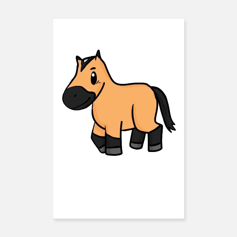 Cheval Poster 20 x 30 cm