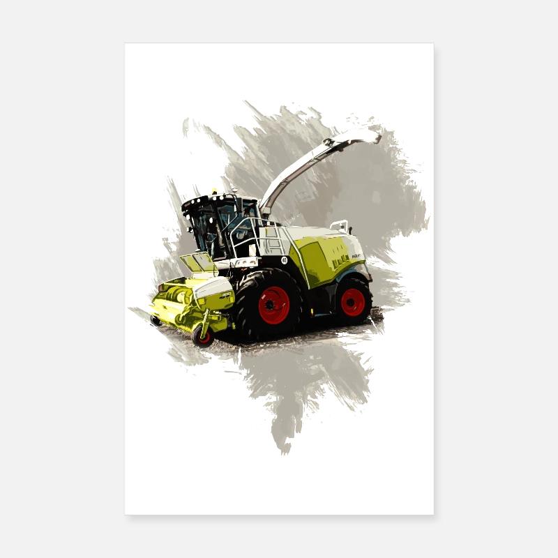 Moissonneuse-batteuse Claas LEXION 8700 Poster 20 x 30 cm