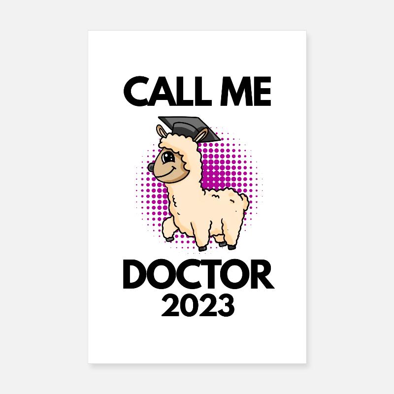Doktorarbeit Promotion Doktortitel 2023 Doktor Poster 20x30 cm