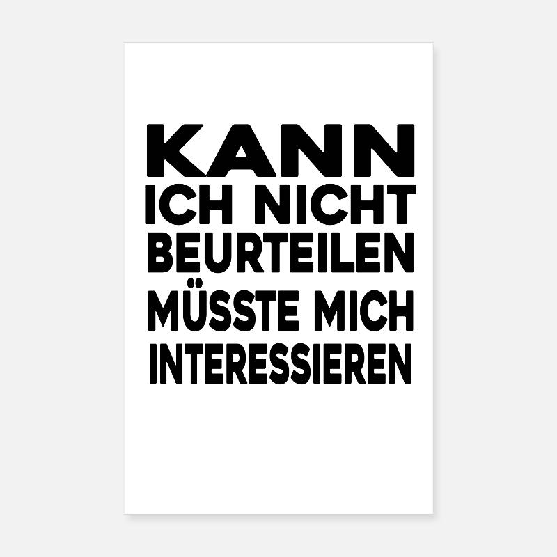 lustig - Poster 20x30 cm - Weiß