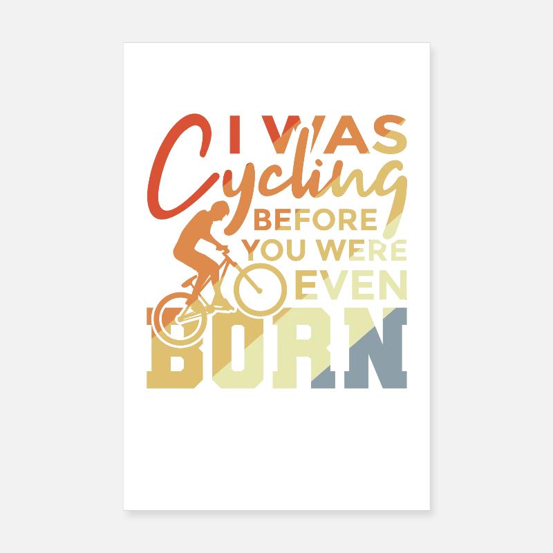 Blague de cycliste Poster 20 x 30 cm