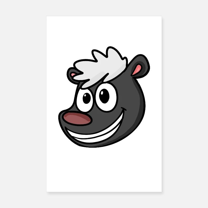Mouffette Poster 20 x 30 cm