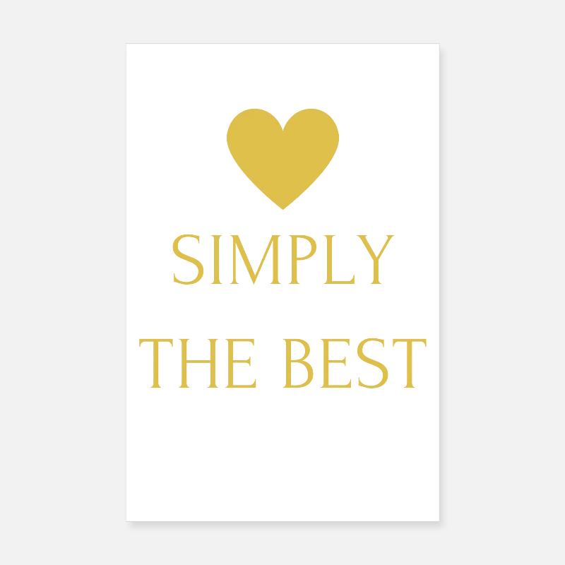 Tout simplement le meilleur Poster 20 x 30 cm